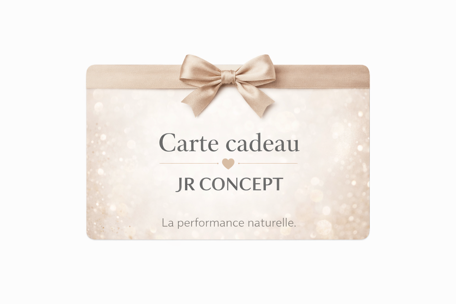 Carte cadeau JR CONCEPT
