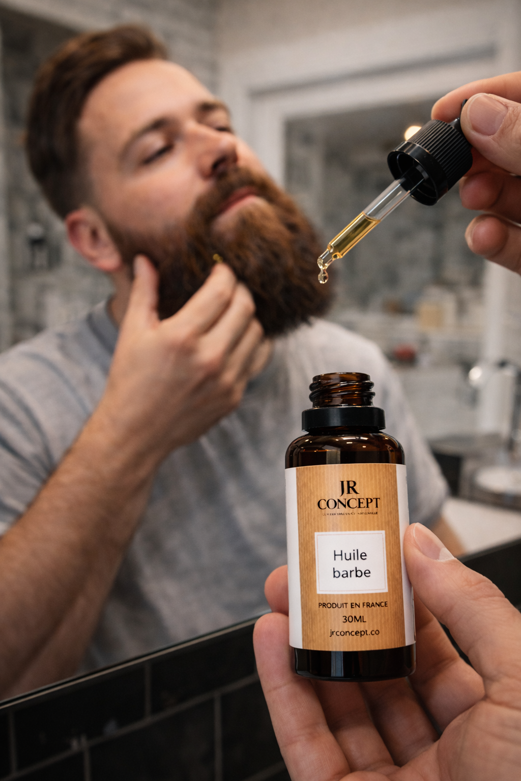 Huile à barbe naturelle - JR CONCEPT